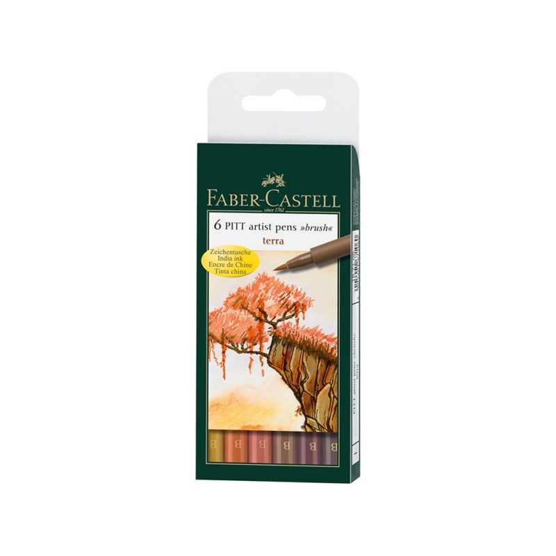 Pitt Art set Faber Castell  B 1/6 12670 terra