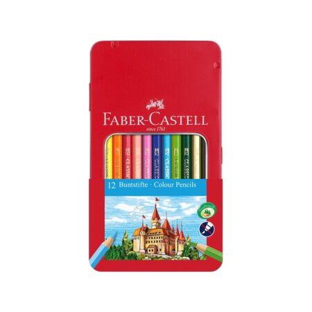 Drvene bojice Faber Castel Vitez 1/12  metalna kutija 115801