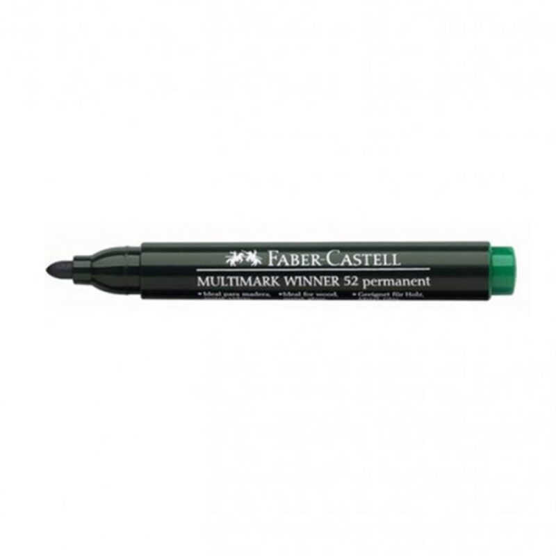 Permanent Marker Faber Castell zeleni obli 52 13865 (157863)