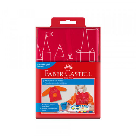 Kecelja za slikanje Faber Castell crvena 201204