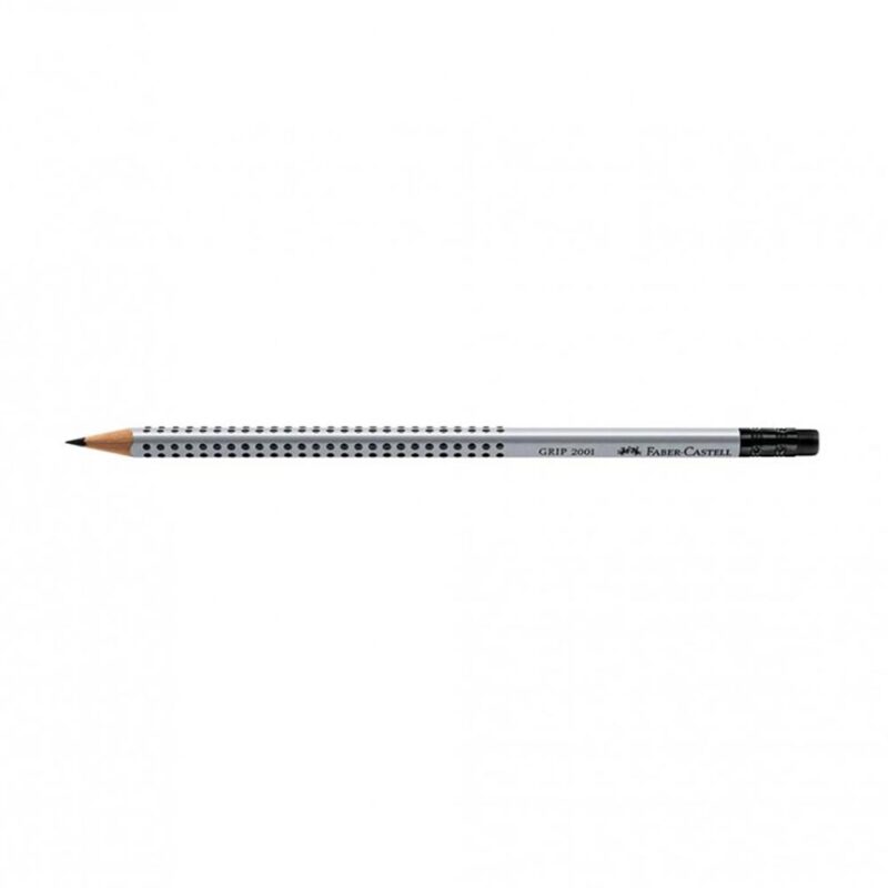 Grafitna olovka Faber Castel GRIP HB sa gumicom siva 117200 (12605)