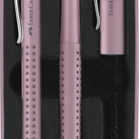 Set Faber Castell Grip 2010 hemijska olovka + naliv pero M rose shadow 2015280