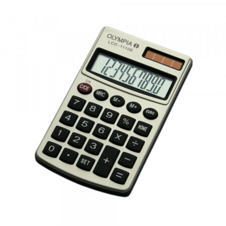 Kalkulator Olympia LCD 1110E   Euro, silver