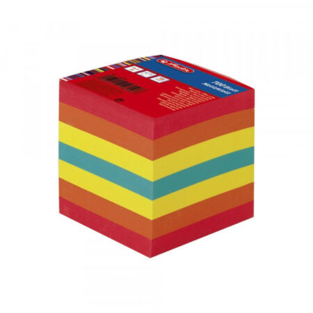 Papiri za beleške Herlitz 9x9x9 700 lista 00146092 intenzivna boja
