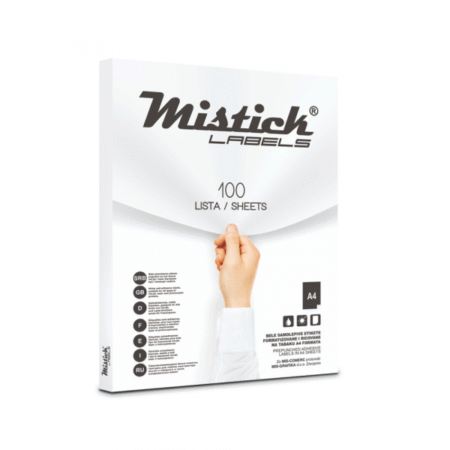 Nalepnice Mistick A4/32 52,5x35