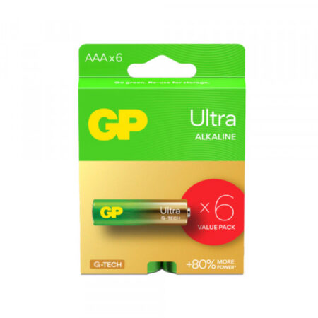 Baterija GP ultra alkalna LR03 AAA 4+2