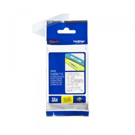 TZe-145 bela na prozirno 18mm