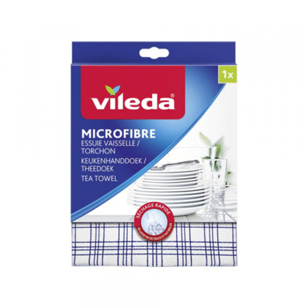 Mikrofiber krpa za poliranje posuđa Vileda Tea Towel 60x40 3/1 128425