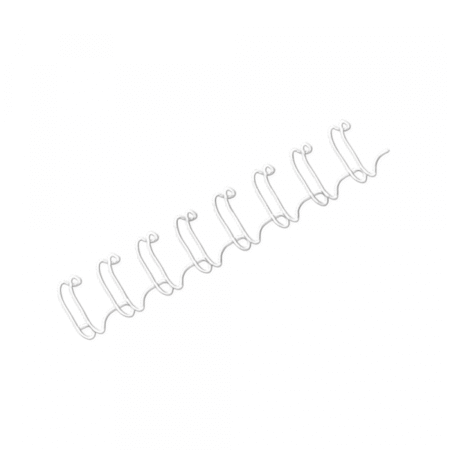 Spirala žičana 6mm Fellowes bela 1/100 53215
