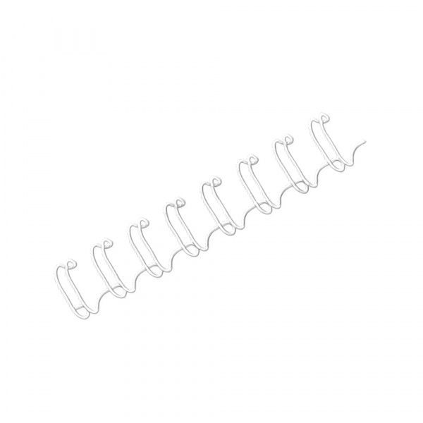 Spirala žičana 6mm Fellowes bela 1/100 53215