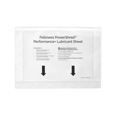 Listići za podmazivanje uništivača Fellowes PowerShred 4025601, 1/10
