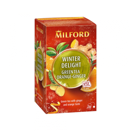 Čaj Milford Winter - Zeleni Orange Ginger 1/20