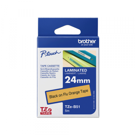 TZe-B51 24mm  narandžasta na crno