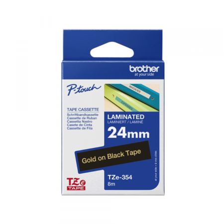 TZe-354 zlatno na crno 24mm