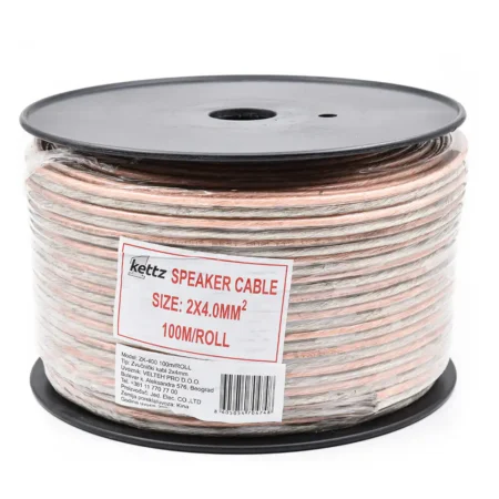 Zvučnički kabl 2x4mm Kettz ZK-400 100mROL