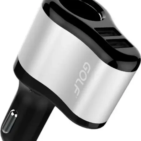 Auto punjač 2USB + utičnica GOLF GF-C14