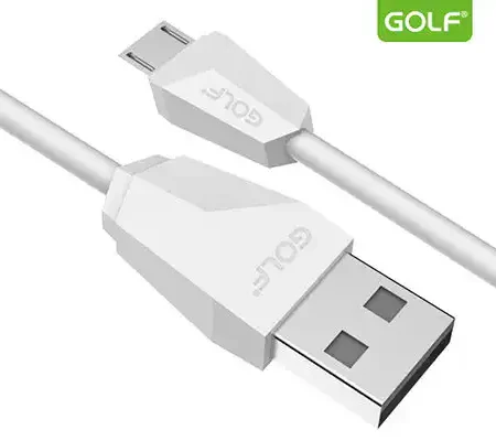 USB kabl na mikro usb 2m GOLF GC-27M beli