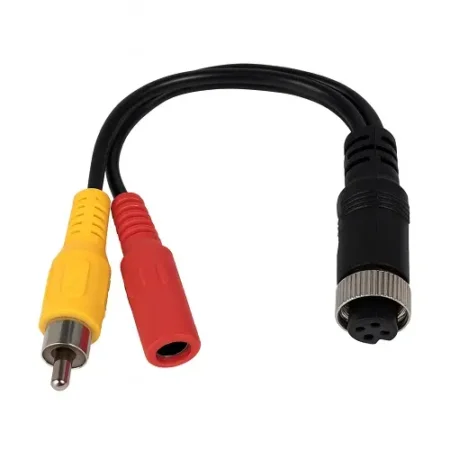 Adapter 4PIN ženski na ženski DC i Video muški RK-KT4FDMVM