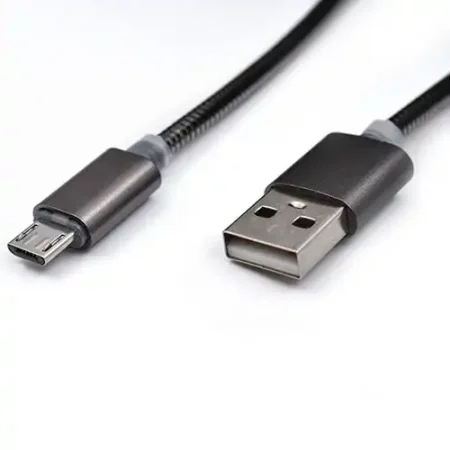 Mikro USB kabl metalni 1m MAB-K10 Grey