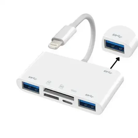 Lighting Čitač kartica 61 2*USB3.0, 1*TF, 1*SD, 1*Lighting