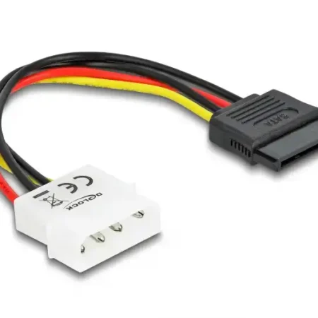 Kettz NK-K015 Adapter MF 4 PIN Molex na S-ATA 15 Pin 0,15M