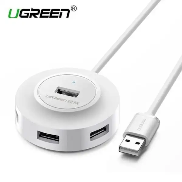 UGREEN CR106 USB 2.0 Hub 14 1m beli