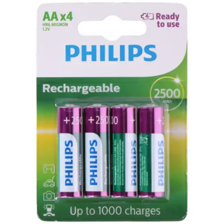 Philips Baterija AA NiMH 1.2V 2500mAh (14)