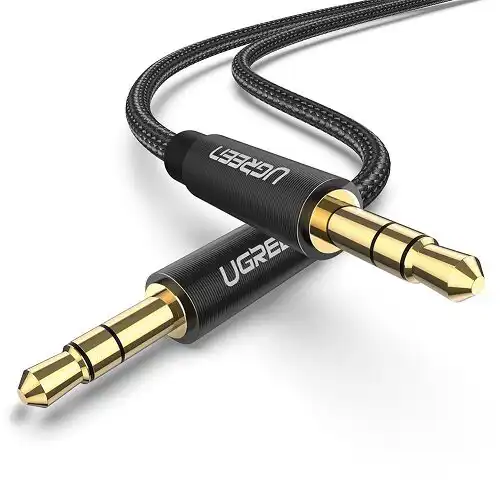 UGREEN AV112 AUX kabl 3.5mm 1m gold crni