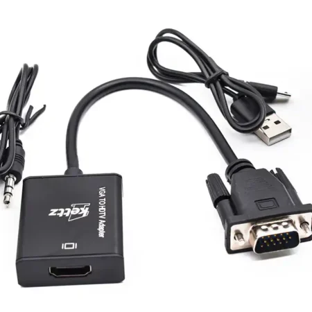 Kettz VGA na HDMI Konvertor + audio 3.5mm V2H