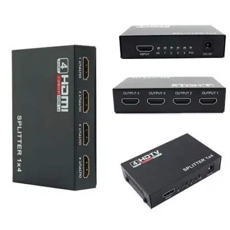 HDMI spliter 14 1080P 3D V1.4 aktivni Kettz HDS-K104