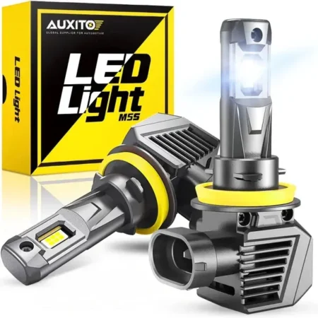 AUXITO LED H11 Sijalice 1:1 sa Turbo Hlađenjem – 6500K DD-M5S-H11 Set 2 kom