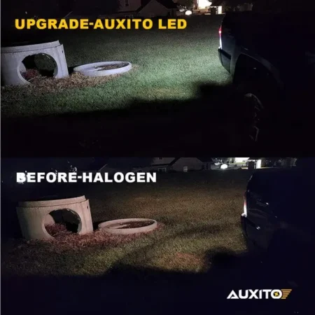 AUXITO 7443 LED 2600lm 6000K belo za rikvercstopmigavac 7443-54H-DD-W2 par