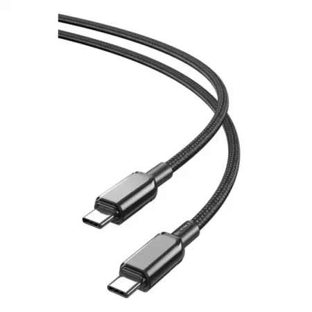 XO Kabl NB-Q250B Type-C na Type-C 60W pleteni 1m
