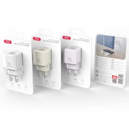 XO Kućni punjač L147 20W PD beli
