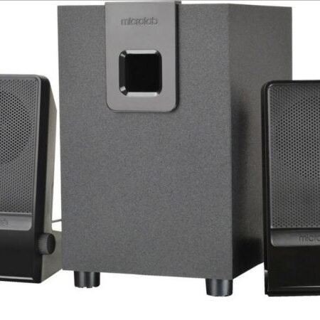 Microlab M100 Aktivni drveni zvucnici 2.1 10W RMS (5W, 2x2.5W), 3.5mm