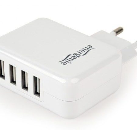 EG-U4AC-02 Gembird punjac za telefone i tablete 5v 3.1A 4xUSB white
