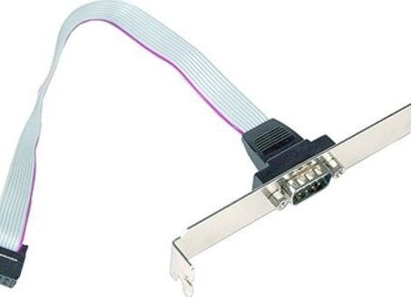 CCDB9RECEPTACLE Gembird DB9 serial port receptacle on bracket A