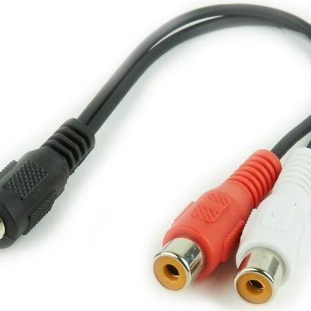 CCA-406 Gembird 3.5mm stereo plug to 2 RCA (cinca) sockets audio kab 0.2m