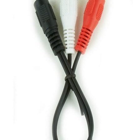 CCA-406 Gembird 3.5mm stereo plug to 2 RCA (cinca) sockets audio kab 0.2m