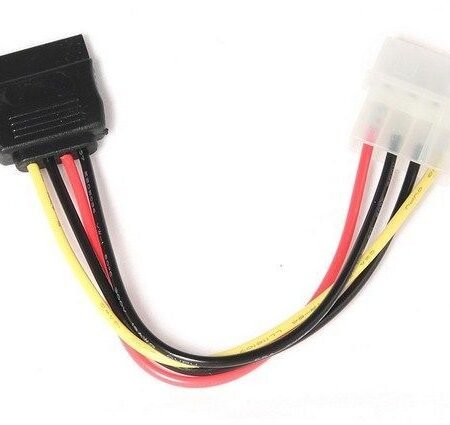 CC-SATA-PS Gembird SATA power supply kabl flat 15cm A