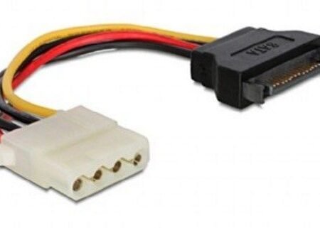 CC-SATA-PS-M Gembird SATA (male) to Molex (female) power cable, 0.15 m A