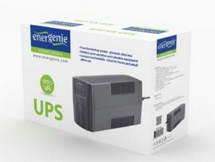 EG-UPS-B650 Gembird 650VA 390W AVR UPS, 2 x Shuko output sockets, black