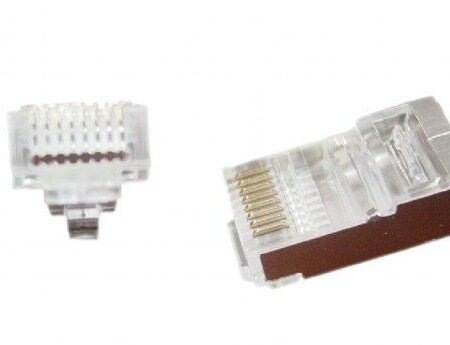 LC-PTF-01/10 Gembird Universal pass-through CAT5 FTP plug 8P8C cena pakovanja (10kom u pakovanju)