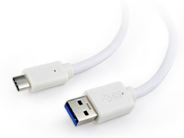 CCP-USB3-AMCM-6-W Gembird 3A/36W USB 3.0 AM to Type-C cable (AM/CM), 1.8 m, white - Slika 2