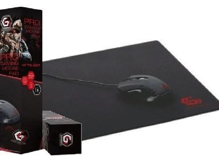 MP-GAME-L Gembird, Gejmerska podloga za misa od prirodne gume, 400x450mm, 3mm LARGE A