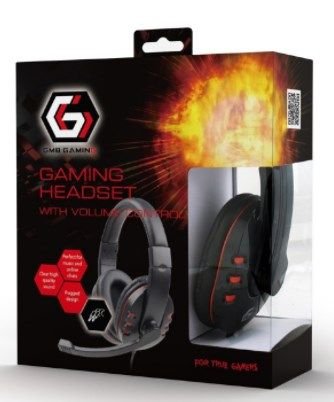 GHS-402 Gembird Stereo gejmerske slusalice sa mikrofonom+volume kontrolom 2x3.5mm