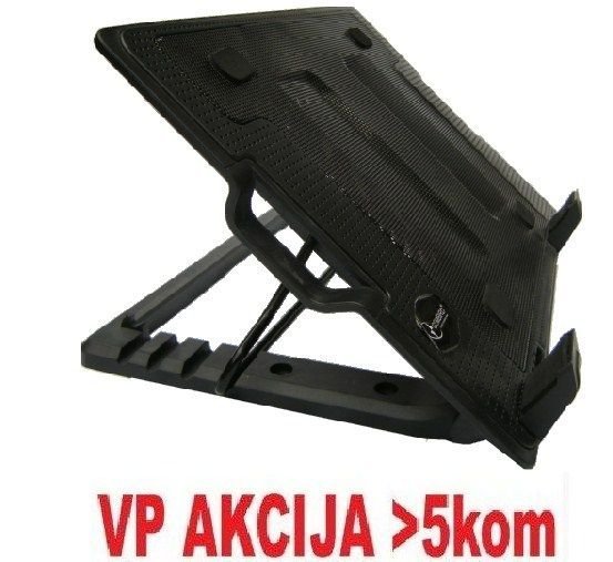 N2000IV** Gembird hladnjak za laptop, 15-17 180mm Fan-CONTROL, 2xUSB, 365x265mm, Ergo Stand(599) - Slika 4