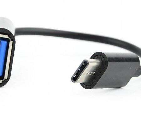 AB-OTG-CMAF2-01 Gembird USB 2.0 OTG Type-C adapter cable (CM/AF), blister
