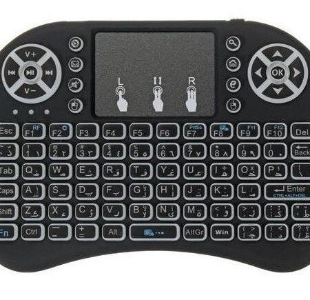 GMB-I8 ** Gembird 2.4GHz Wireless gaming Mini keyboard backlight and TOUCH, punjiva bat. BL-5C (519)