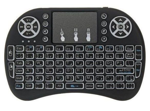 GMB-I8 ** Gembird 2.4GHz Wireless gaming Mini keyboard backlight and TOUCH, punjiva bat. BL-5C (519) - Slika 4